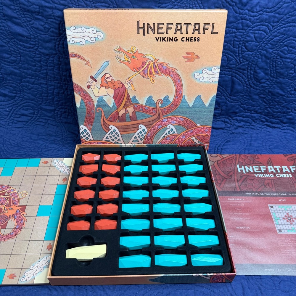 Brybelly Hnefatafl Viking Chess The Kings Table Strategy Board Game GGAM-2001